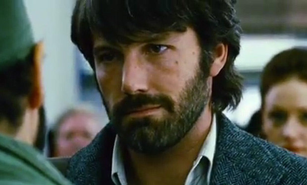 Affleck's measured beard and measured beard in the excellent Argo (courtesy of Warner Bros)